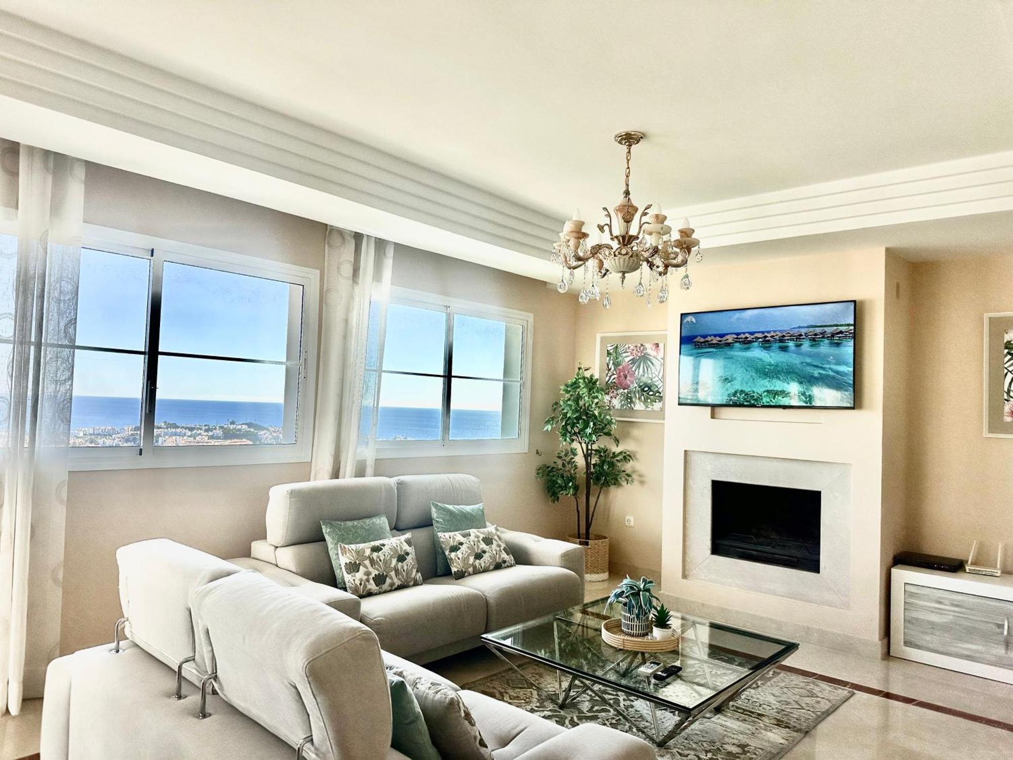 Mirador Panoramic Sea Views - Private Villa Міхас Екстер'єр фото